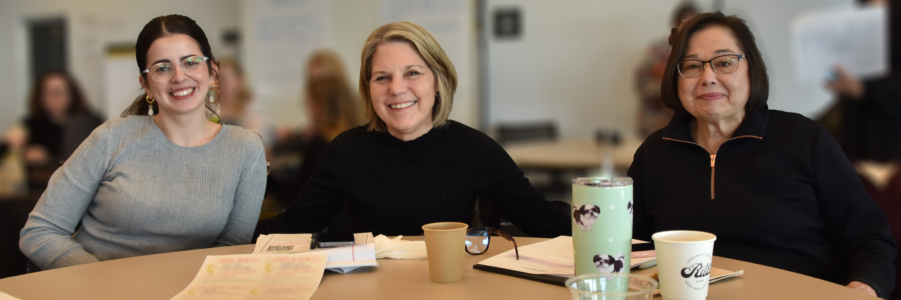 Three women sitting around a table at the 1/23/2026 Beyond the Checklist event