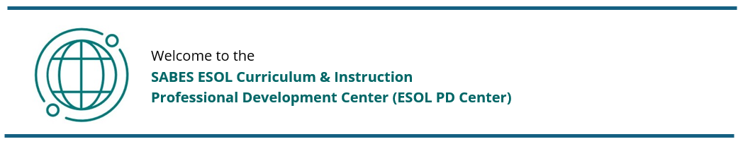 Logo and ESOL PD Center