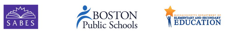 SABES, Boston Public Schools, and the Massachusetts Department of Elementary and Secondary Education logos