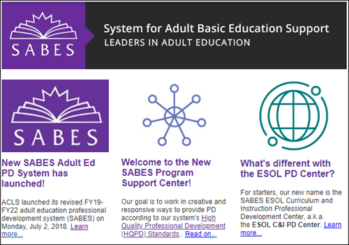 September 2018 Newsletter Screenshot