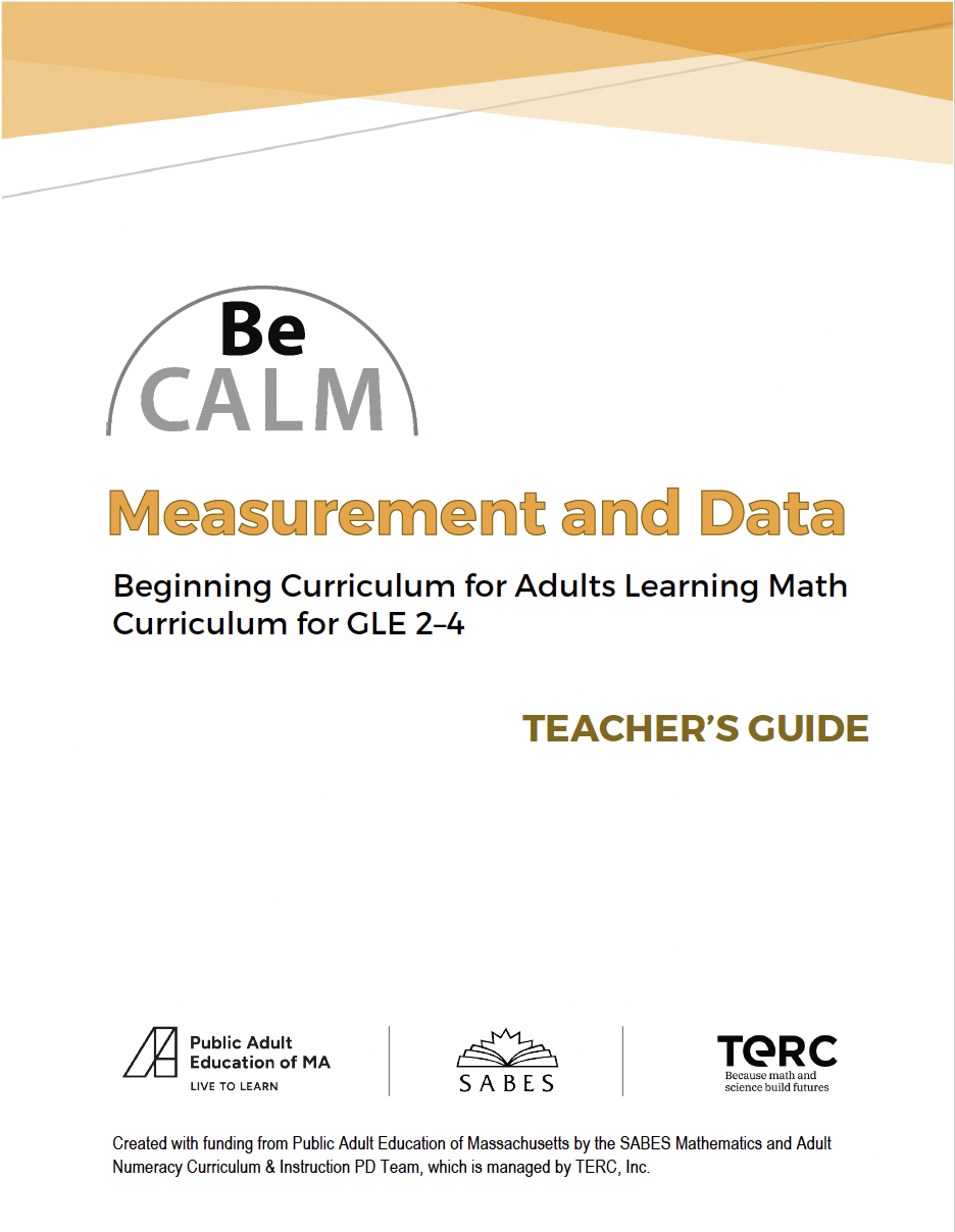 BeCALM Measurement-Data cover