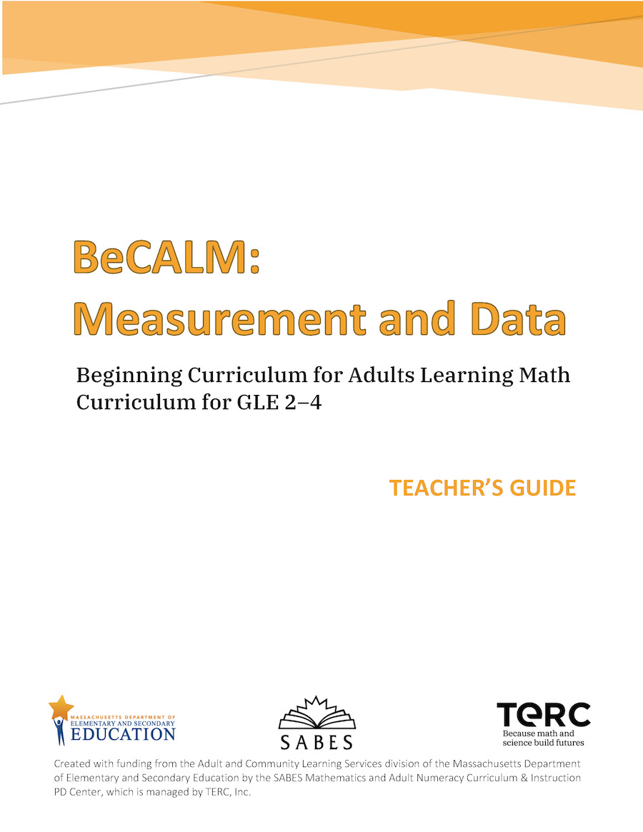 BeCALM Measurement and Data cover