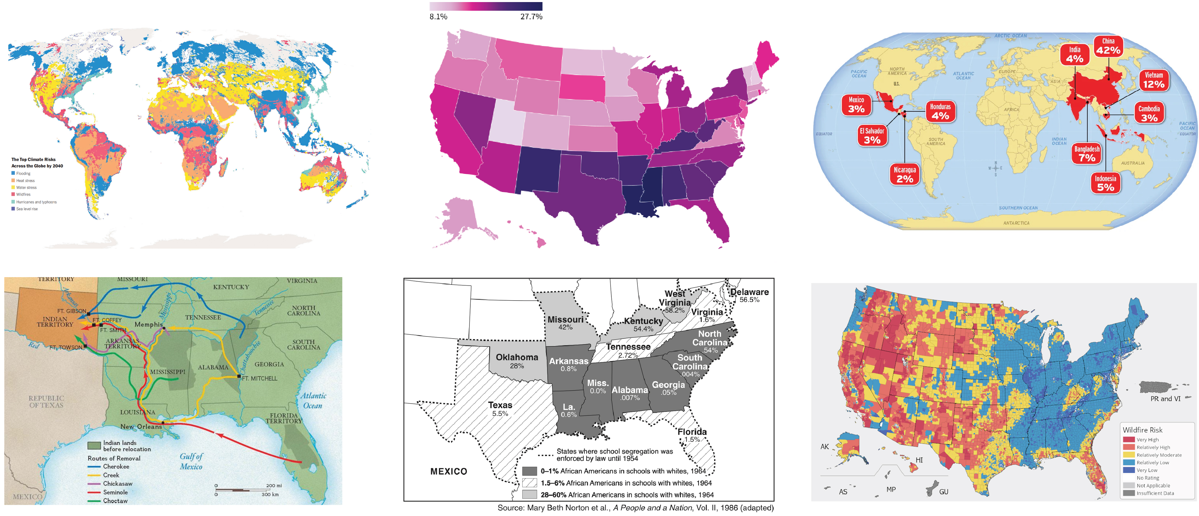 map collage