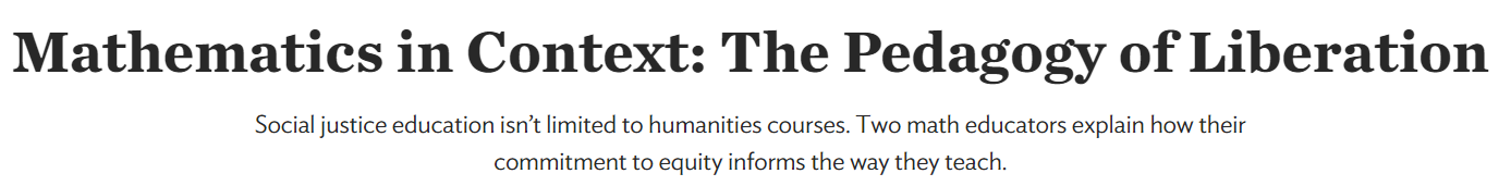 Mathematics In Context title screenshot