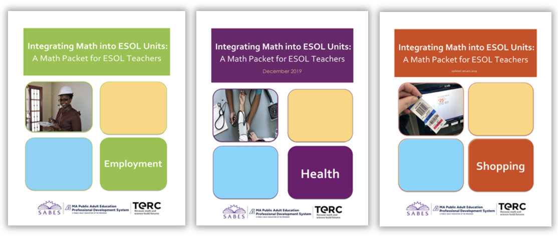 esol math packet trio
