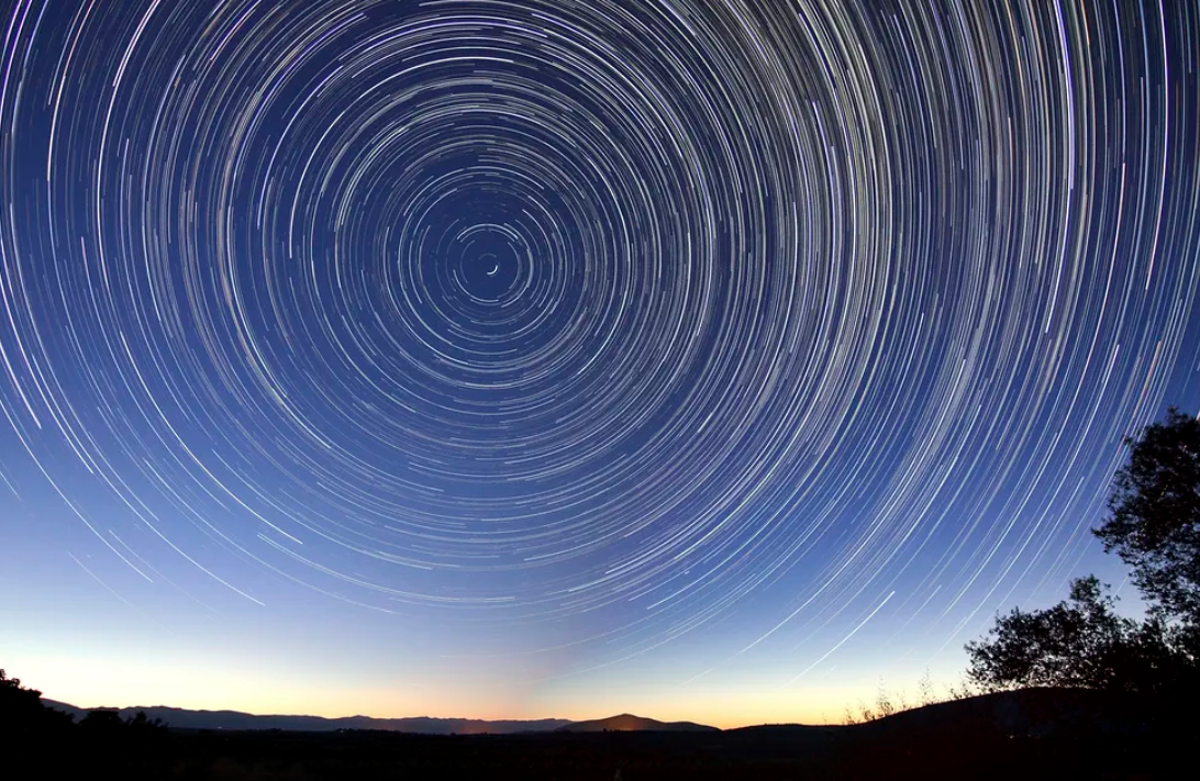 Time lapse photo of stars in night sky