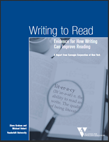 Cover of report Writing to Read