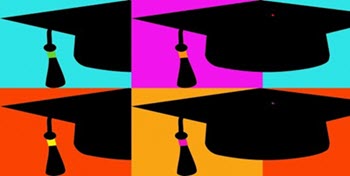 Graduation mortar boards