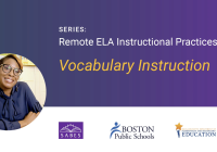 image of title slide: Vocabulary Instruction